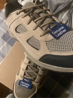 George Men's Athletic Sneakers in Taupe and Black